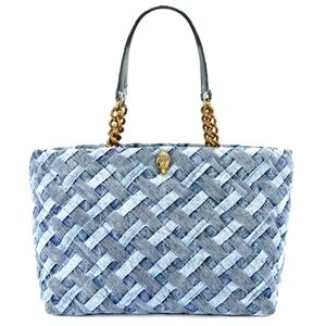 *NEW* KURT GEIGER LONDON Kensington Soft Shopper Tote in Denim
